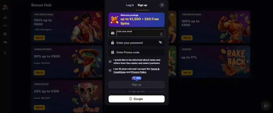 Spinmacho casino login